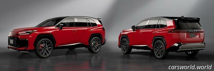 Производитель погрузчиков Toyota построил три RAV4, которые совсем не похожи на ваш | Carscoops